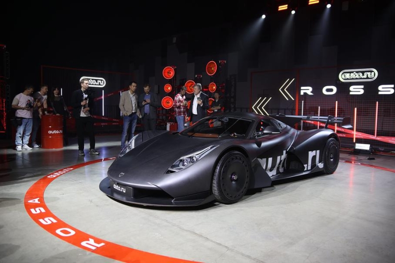 Наследник Marussia: представлен российский суперкар Rossa