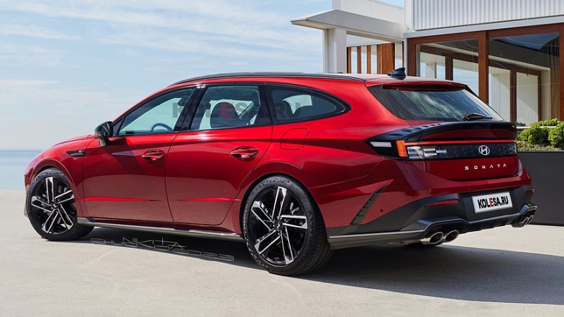 Новый универсал Hyundai Sonata и его кросс-версия: какими они могут быть