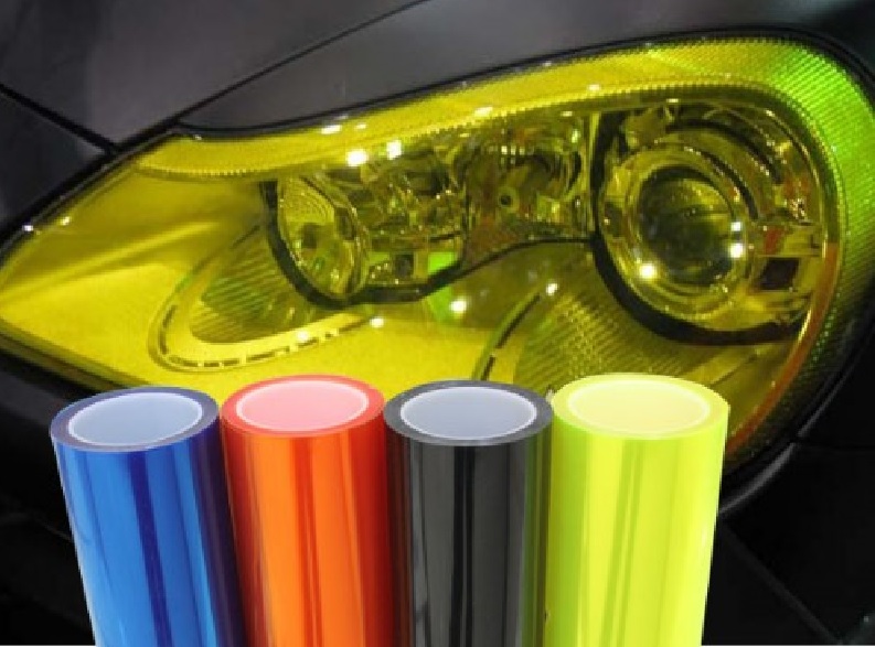 Оклейка фар пленками — особенности процедуры