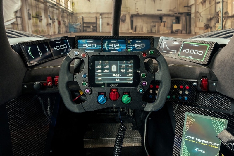 777 hypercar: одноместный трековый монстр за 7 млн евро справил мировую премьеру