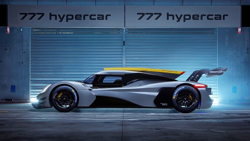 777 hypercar: одноместный трековый монстр за 7 млн евро справил мировую премьеру