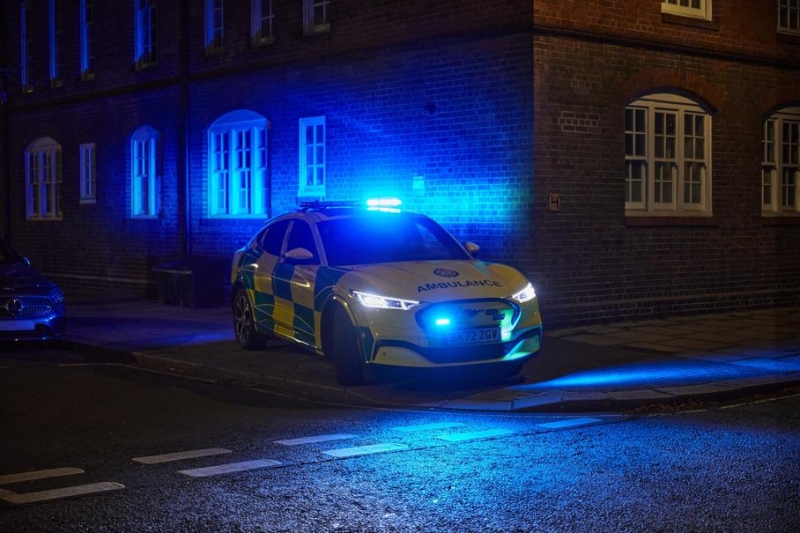 Ford Mustang Mach-E превратили в машину экстренной скорой помощи