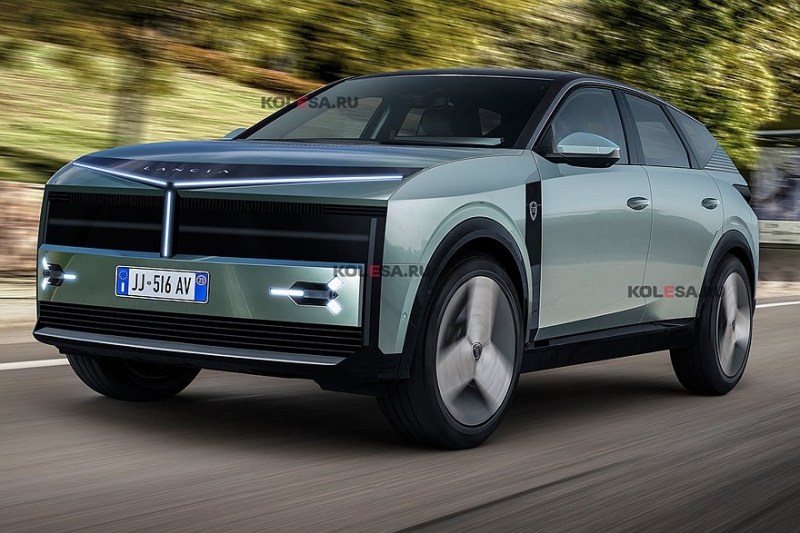 Lancia готовит новинку: первое изображение кроссовера Gamma