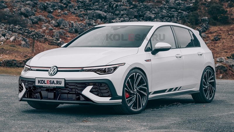 Обновлённый Volkswagen Golf GTI: первые изображения