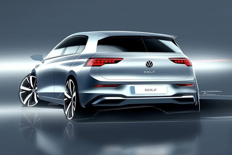 Обновлённый Volkswagen Golf показали без камуфляжа