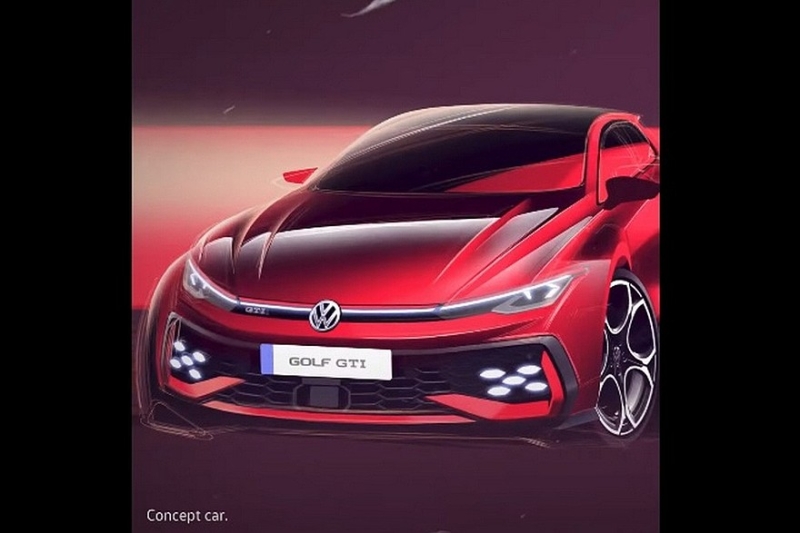 Обновлённый Volkswagen Golf показали без камуфляжа