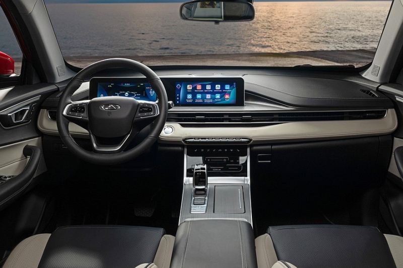 Обновлённый Chery Tiggo 4 Pro для России: официальные фото салона