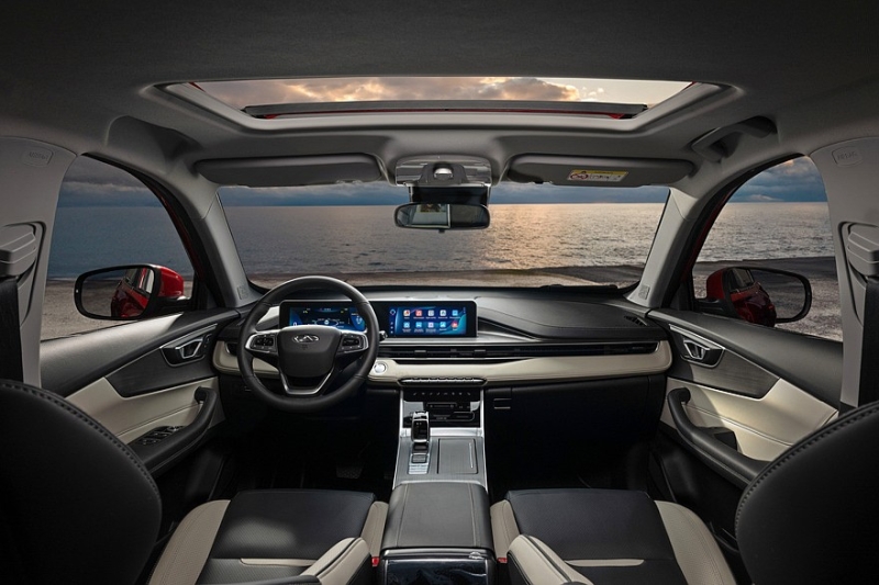 Обновлённый Chery Tiggo 4 Pro для России: официальные фото салона