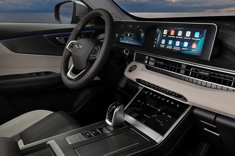 Обновлённый Chery Tiggo 4 Pro для России: официальные фото салона