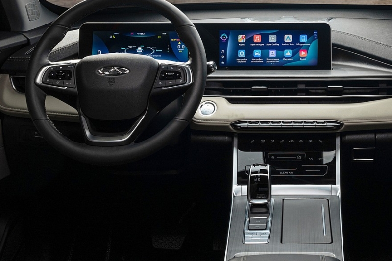 Обновлённый Chery Tiggo 4 Pro для России: официальные фото салона