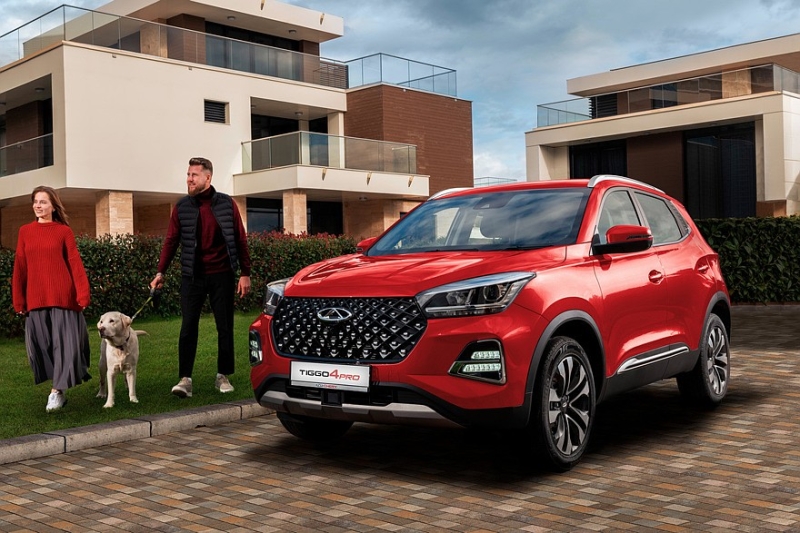 Обновлённый Chery Tiggo 4 Pro для России: официальные фото салона