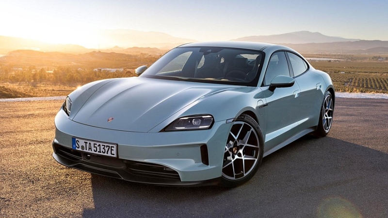 Обновлённый Porsche Taycan: больше мощности, больше запас хода, выше цены