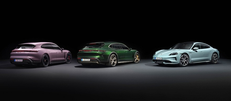 Обновлённый Porsche Taycan: больше мощности, больше запас хода, выше цены