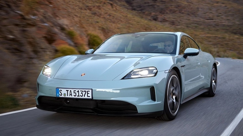 Обновлённый Porsche Taycan: больше мощности, больше запас хода, выше цены