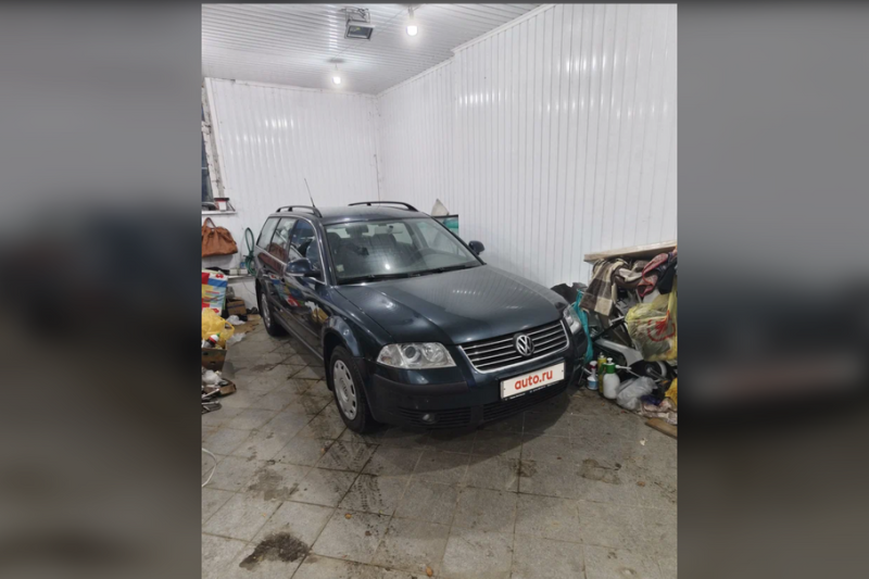 Почти новый Volkswagen Passat на 19 лет забыли в гараже и теперь продают