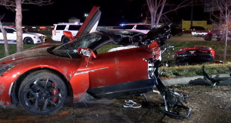 Видео: суперкар Maserati MC20 разорвало пополам в аварии