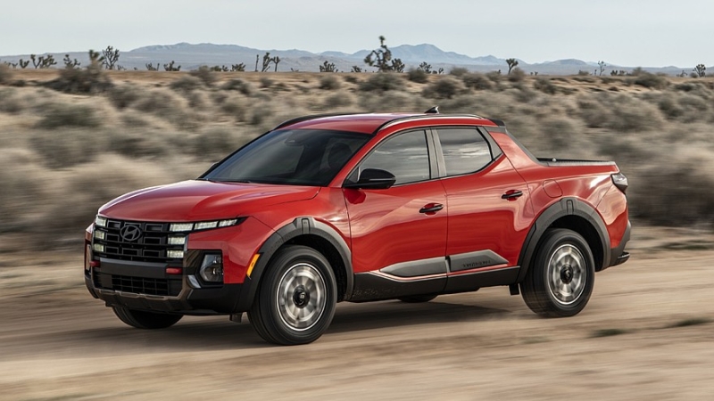 Hyundai обновил Santa Cruz: другие радиаторная решётка и оптика, новый дисплей в салоне