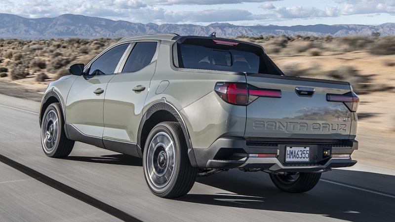 Hyundai обновил Santa Cruz: другие радиаторная решётка и оптика, новый дисплей в салоне