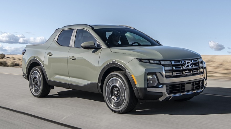 Hyundai обновил Santa Cruz: другие радиаторная решётка и оптика, новый дисплей в салоне