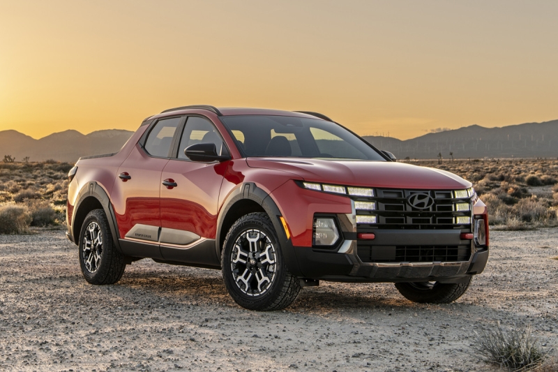 Hyundai обновил Santa Cruz: другие радиаторная решётка и оптика, новый дисплей в салоне