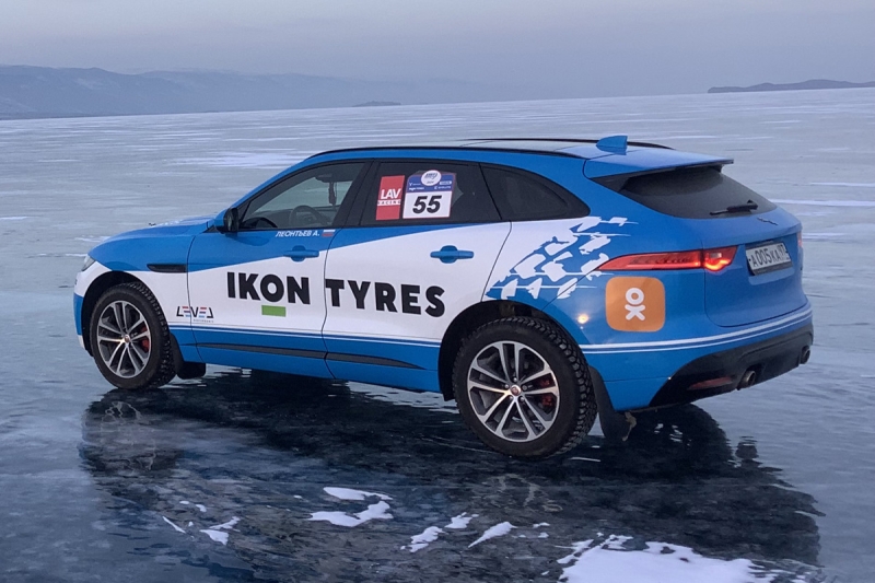 Ikon Tyres представила шипованные шины Autograph Ice 9 и испытала их на льду Байкала