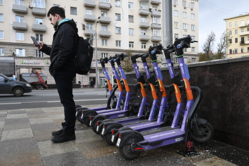 Мэр Москвы: самокаты сравняются с линией метро по количеству поездок