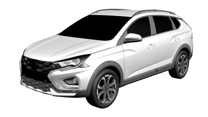 Новые патентные изображения Lada Iskra: теперь седан и кросс-универсал