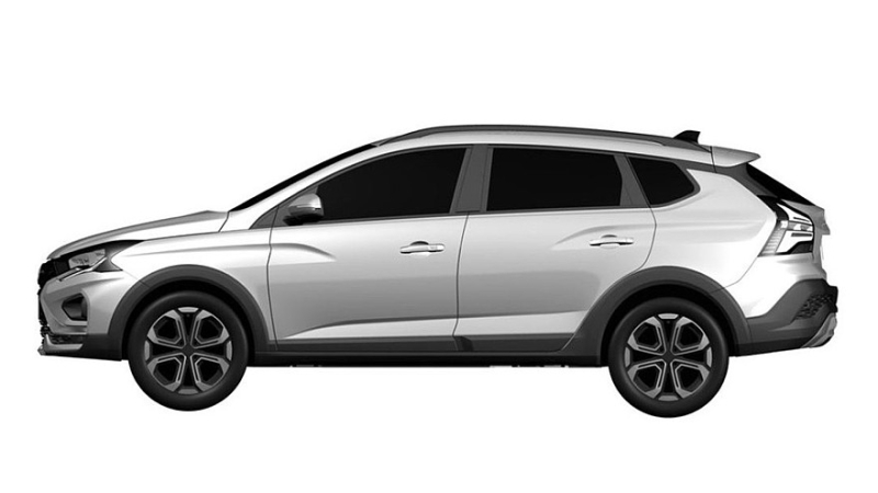 Новые патентные изображения Lada Iskra: теперь седан и кросс-универсал