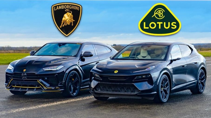 Видео: электрокроссовер Lotus Eletre бросил вызов Lamborghini Urus