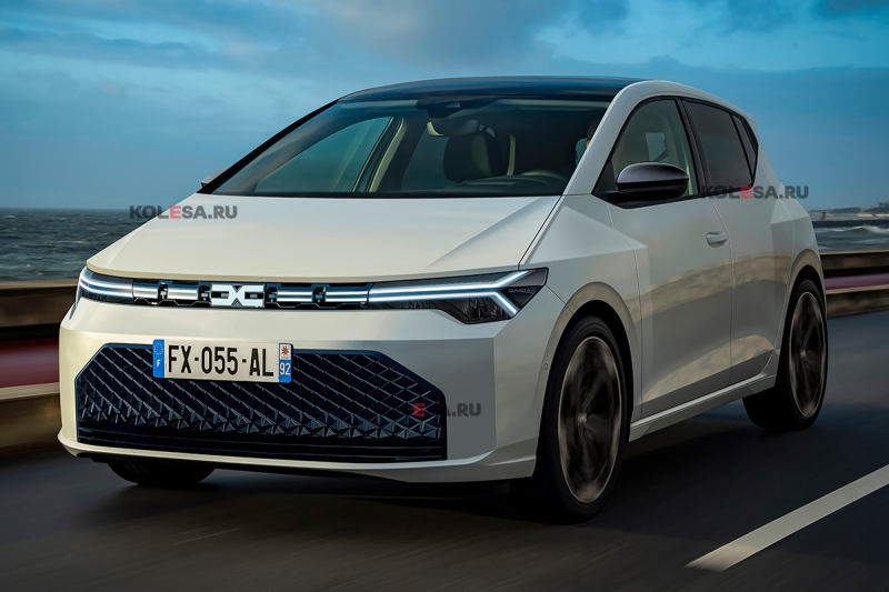 Dacia может выпустить новый маленький хэтчбек Spring: первое изображение