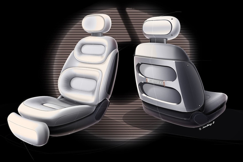 Конкурент BMW iX1: smart #5 показался на официальных эскизах