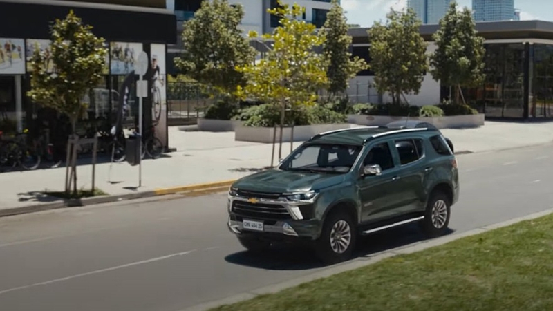 Обновлённый внедорожник Chevrolet Trailblazer показался на видео