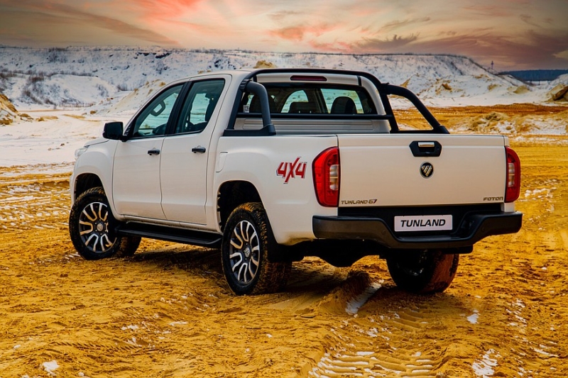 Рамный пикап Foton Tunland G7 предложен в России с дизелем и полным приводом