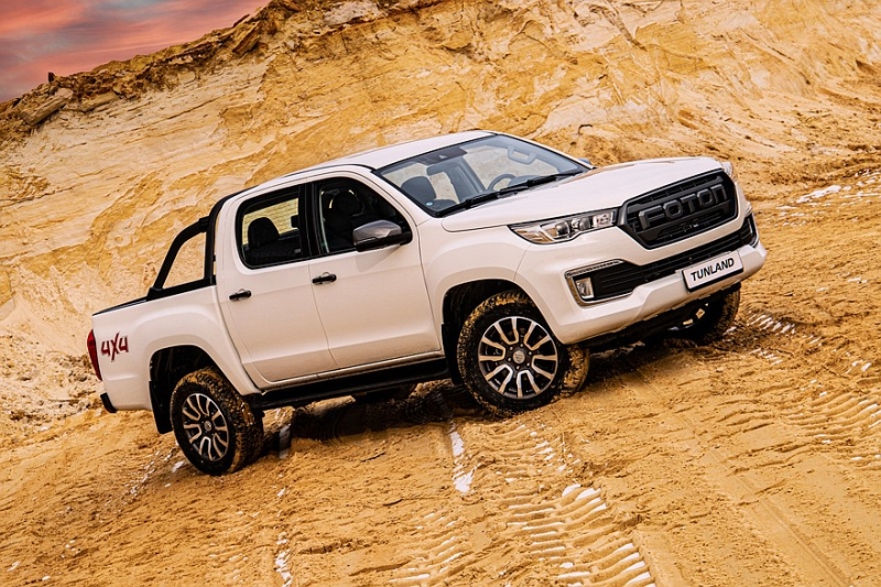Рамный пикап Foton Tunland G7 предложен в России с дизелем и полным приводом