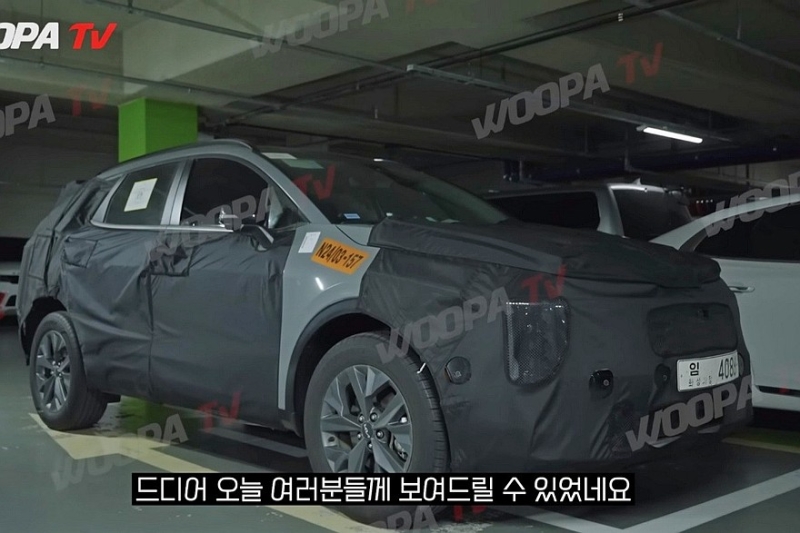 Рестайлинговый кроссовер Kia Sportage снова попался шпионам