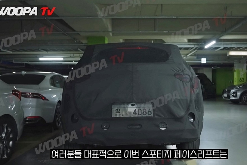 Рестайлинговый кроссовер Kia Sportage снова попался шпионам