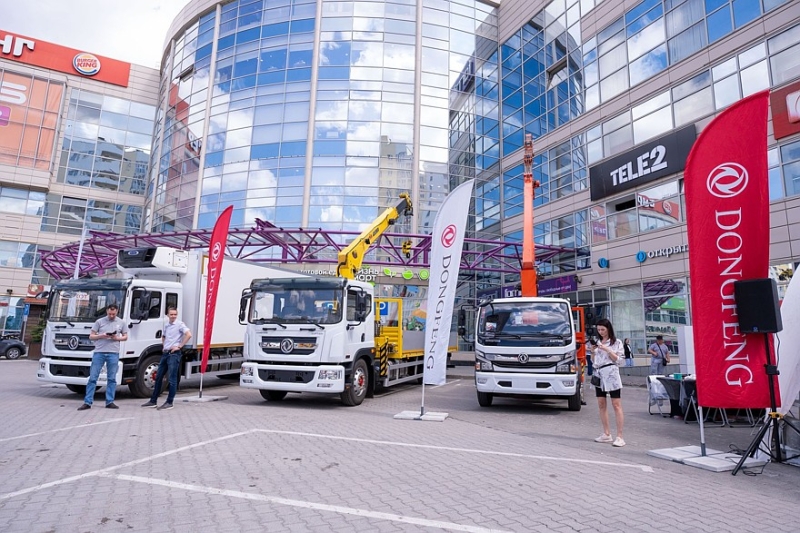 Автопробег среднетоннажных грузовиков DONGFENG на Урале!
