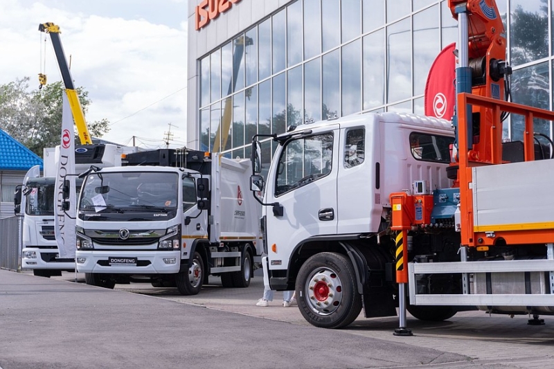 Автопробег среднетоннажных грузовиков DONGFENG на Урале!