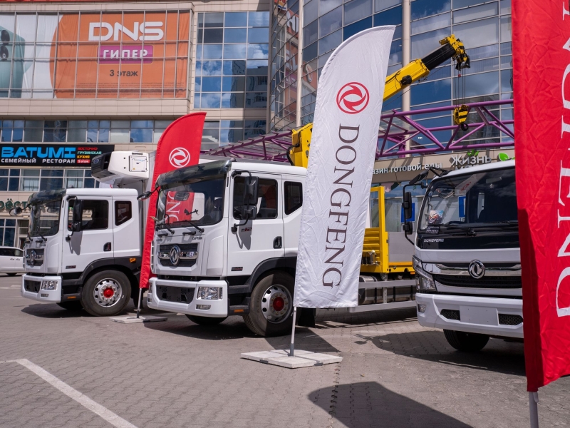 Автопробег среднетоннажных грузовиков DONGFENG на Урале!