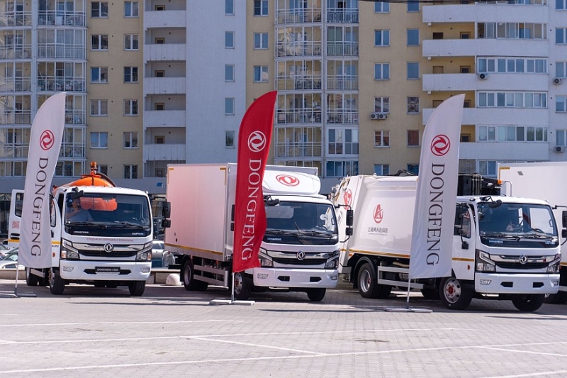 Автопробег среднетоннажных грузовиков DONGFENG на Урале!