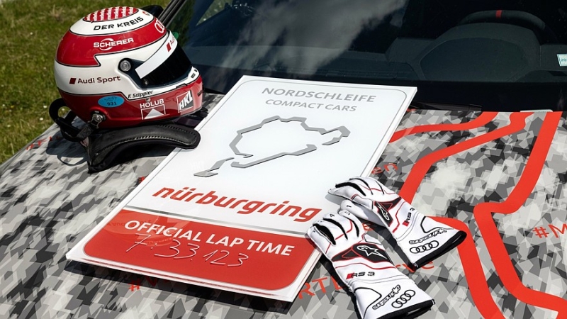 Обновлённый Audi RS 3 обновил рекорд Нюрбургринга. Ждём ответа от BMW M2