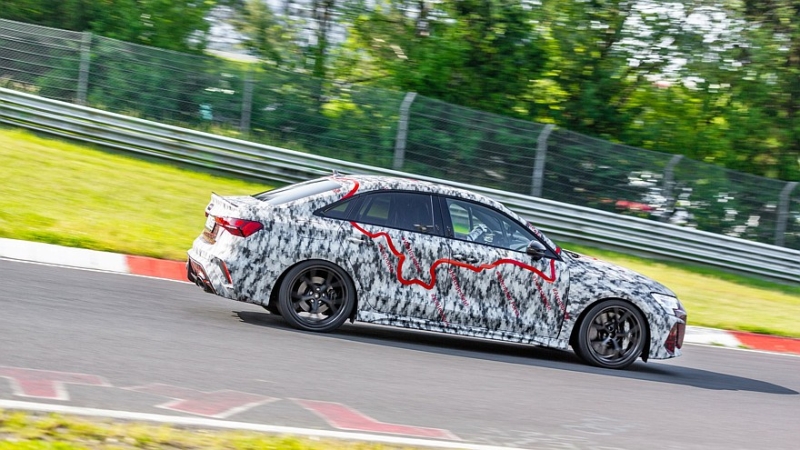 Обновлённый Audi RS 3 обновил рекорд Нюрбургринга. Ждём ответа от BMW M2