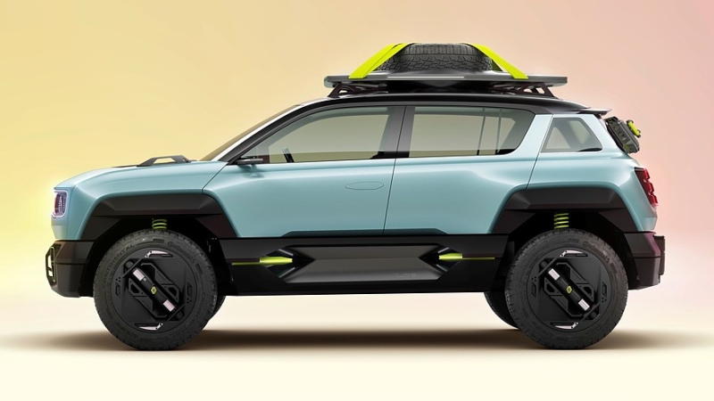 Серийный Renault 4 E-Tech показался на тизерах перед скорой премьерой