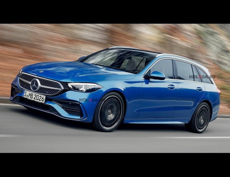 Mercedes-Benz готовит обновлённый C-Class Estate: первые изображения