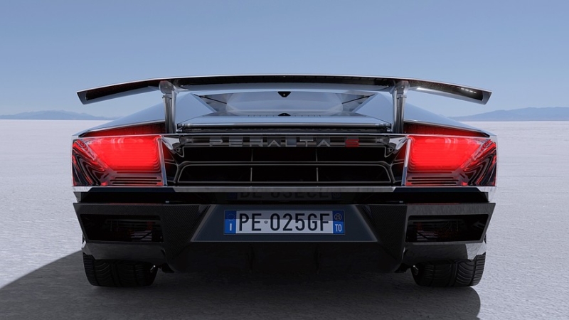 Суперкар Peralta S от Джуджаро отдаёт дань памяти концепту Maserati Boomerang из 1970-х