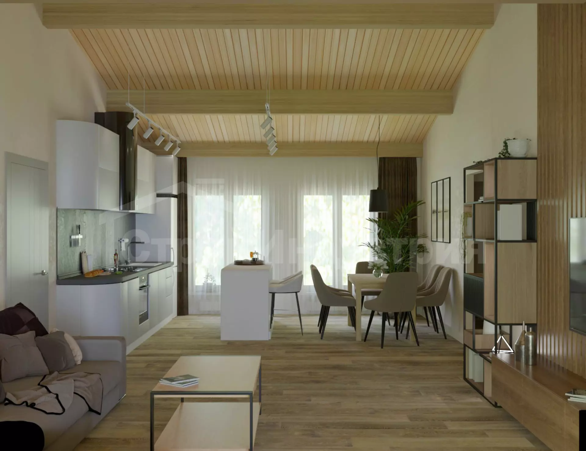 Отделка каркасного коттеджа: особенности, материалы и этапы работ