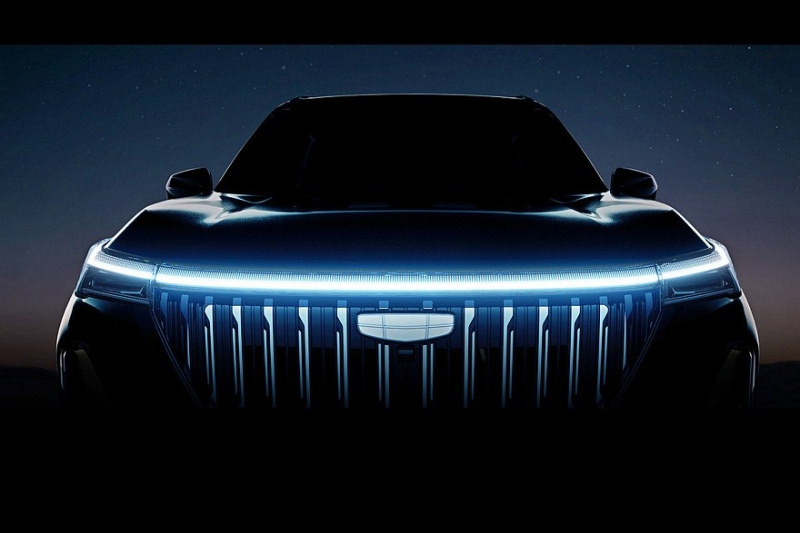 Geely Atlas с другим дизайном показали на официальных фото, он объявлен новым поколением