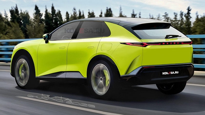 Новый кроссовер Mazda CX-6e: первые изображения