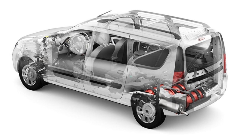 В линейку Lada вернулся Largus CNG, цены известны
