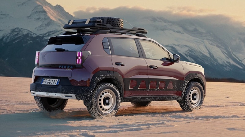 Fiat рассекретил предвестника полноприводного кросс-хэтчбека Grande Panda